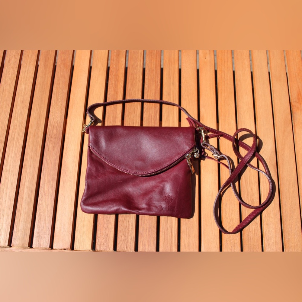 EUC Italian Leather Crossbody